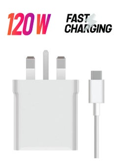 Xiaomi 120W Charging Combo Type-A UK White  - Image 1