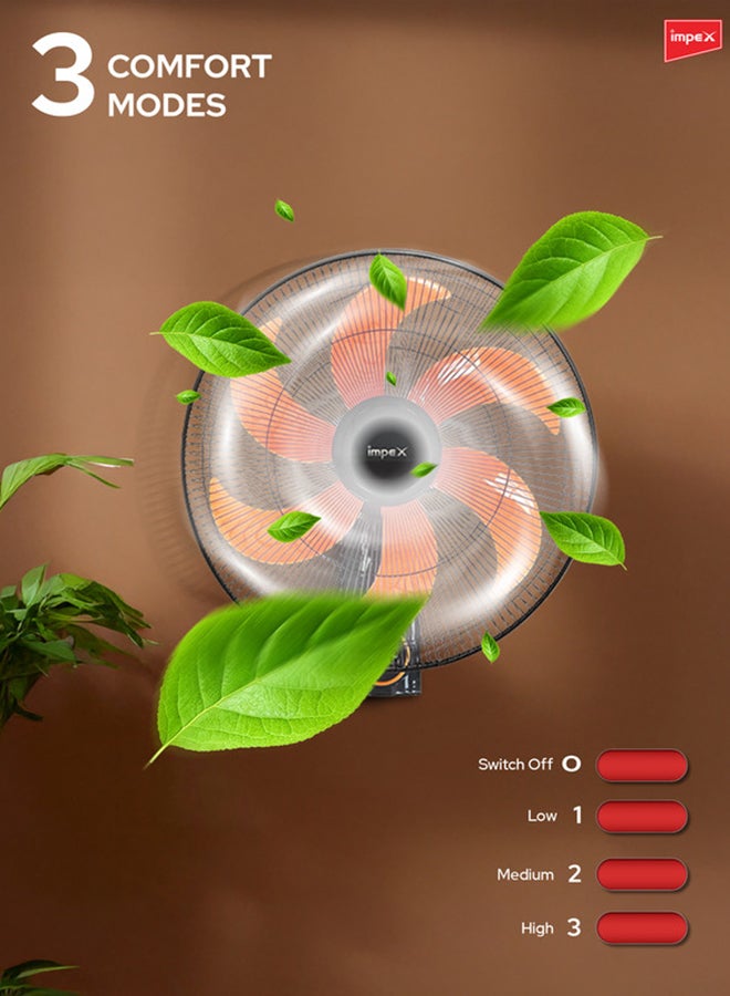 إمبكس مروحة حائط بثلاث سرعات - Image 3