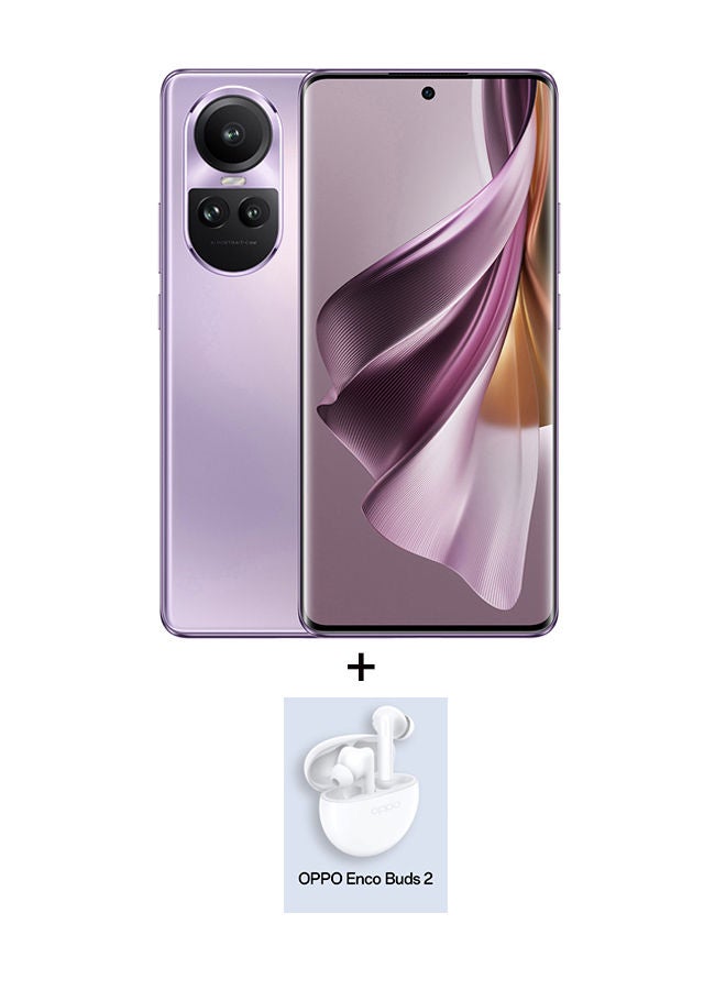 Reno 10 Pro 5G Dual SIM Glossy Purple 12GB RAM 256GB  with Gifts - Middle East Version - pnsku/N53418438A/45/_/1694082104/a174e689-66c6-4497-9858-63f7bb46e218