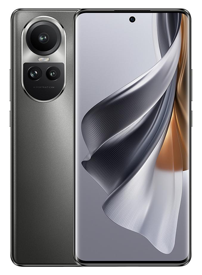 OPPO Reno 10 Pro 5G Dual SIM Silvery Grey 12GB RAM 256GB  - Middle East Version - Image 1