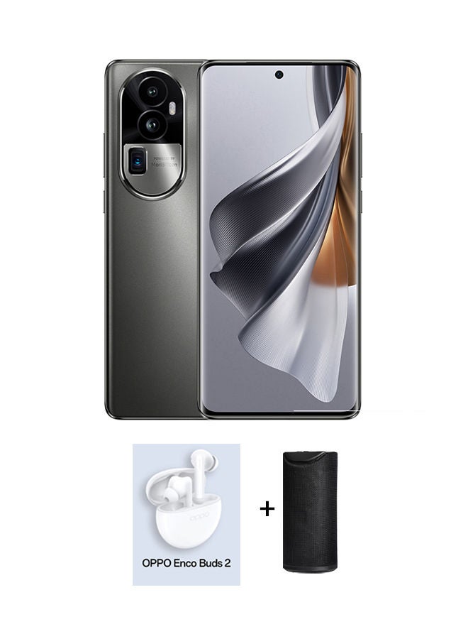 Reno 10 Pro Plus 5G Dual SIM Silvery Grey 12GB RAM 256GB with Gifts - Middle East Version