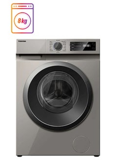 1200 Rpm Front Load Washing Machine, 16 Programs, 15 Min Quick Wash Cycle, With Eco Cold Wash 8 kg TWH90S2ASK Silver