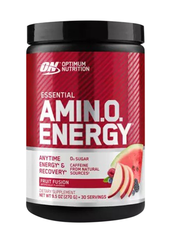 Optimum Nutrition Essential Amino Energy Fruit Fusion 9.5oz 270g 30 Servings 