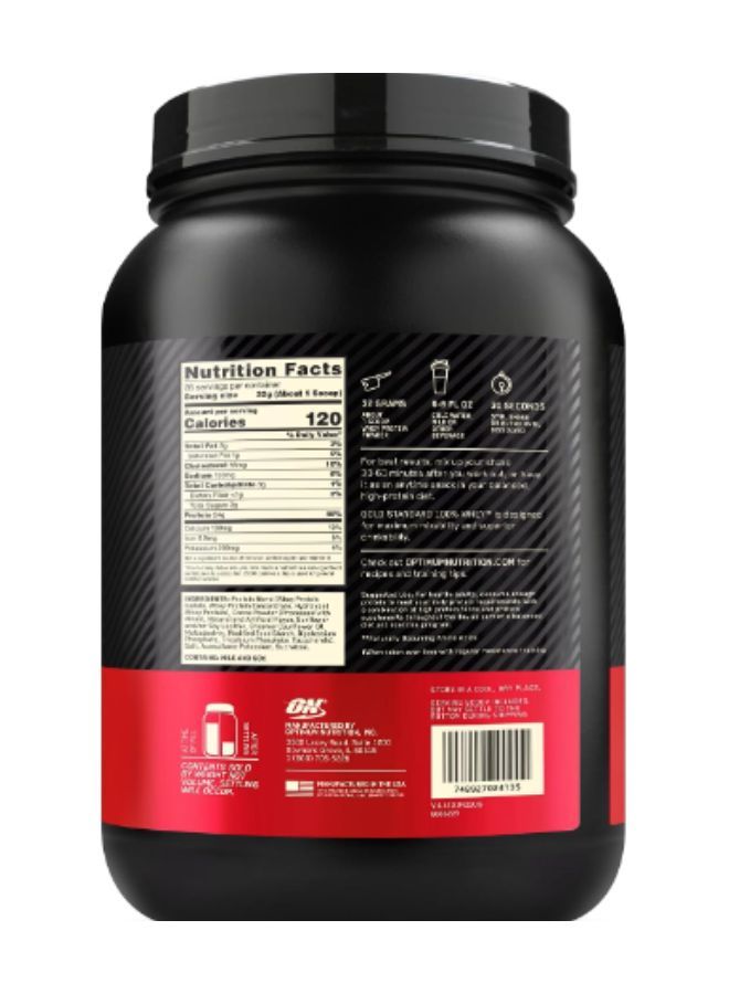 Optimum Nutrition - Gold Standard 100% Whey Protein Powder Primary Source Isolate, 24 Grams of Protein for Muscle Support and Recovery - Extreme Milk Chocolate, 2 Lbs, 28 Servings (907 Grams) - Image 1
