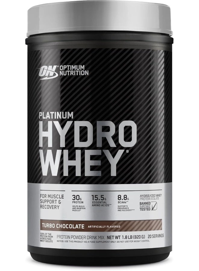 أوبتيموم نيوتريشن مسحوق بروتين مصل اللبن البلاتيني، 30 جرامًا من البروتين لدعم العضلات واستعادتها، مسحوق بروتين مصل اللبن المعزول بنسبة 100% - شوكولاتة توربو، 1.75 رطل، 20 حصة (820 جم) - Image 1