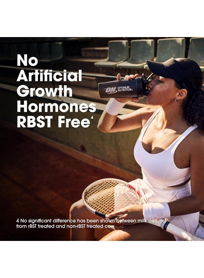 Gold Standard 100% Whey Protein Powder Primary Source Isolate, 24 Grams of Protein for Muscle Support and Recovery - Double Rich Chocolate, 10 Lbs, 149 Servings (4.54 KG)