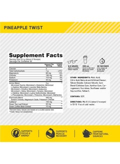 Optimum Nutrition Amino Energy Plus Electrolytes Powder - Pre Workout, Bcaas, Amino Acids, Keto Friendly, Anytime Energy Powder - Pineapple Twist, 285 G , 30 Servings  - Image 5