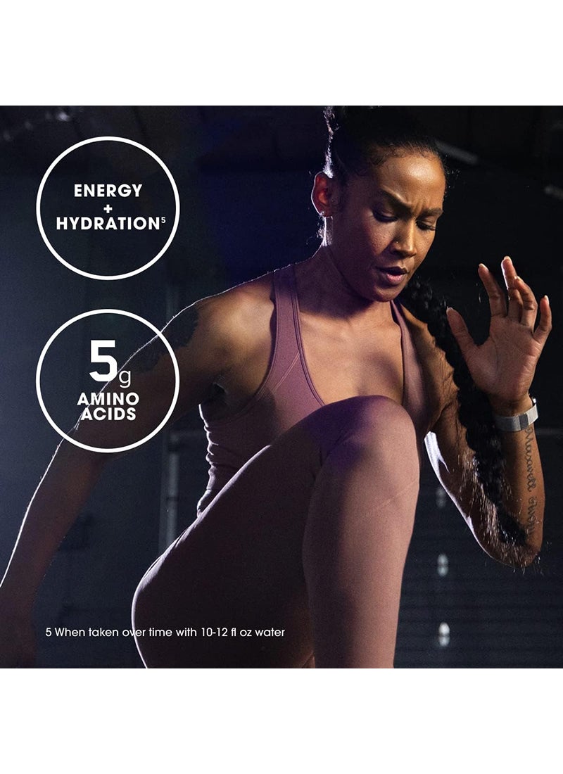 أوبتيموم نيوتريشن مسحوق أمينو إنرجي بلس إلكتروليتات - قبل التمرين، الأحماض الأمينية، صديق للكيتو، مسحوق طاقة في أي وقت - أناناس تويست، 285 جم، 30 وجبة - Image 5