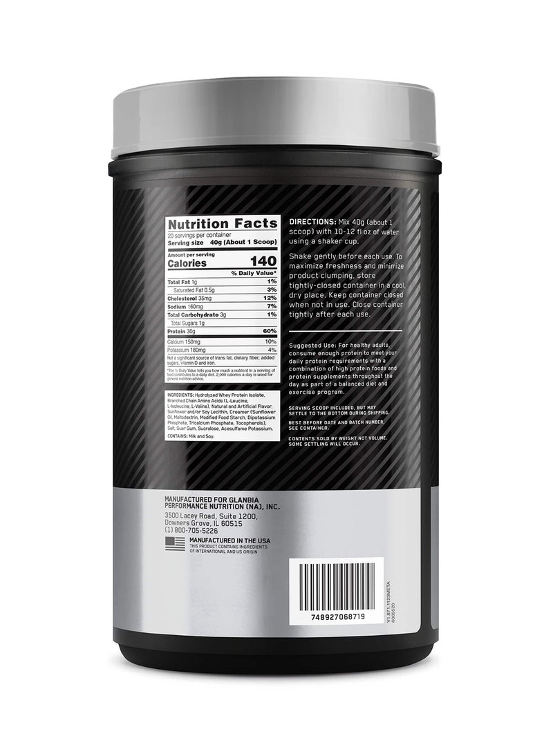 Optimum Nutrition - Platinum Hydrowhey Protein Powder, 30 Grams of Protein for Muscle Support & Recovery, 100% Hydrolyzed Whey Protein Isolate Powder - Velocity Vanilla,1.76 LB ( 0.79 Kg) - Image 1