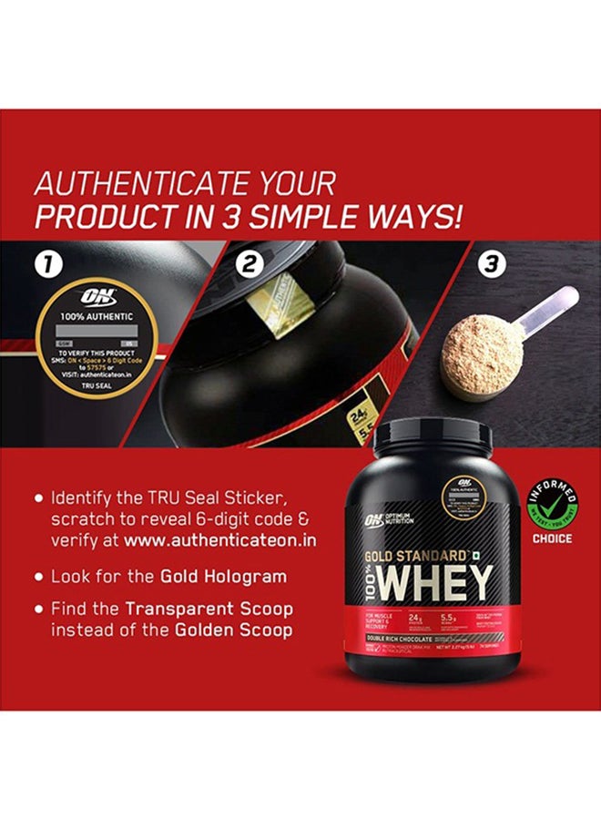 Optimum Nutrition - Gold Standard 100% Whey Protein Powder Primary Source Isolate, 24 Grams of Protein for Muscle Support and Recovery - Vanilla Ice Cream, 9.98 lbs , 146 Servings (4.53 KG) - Image 1