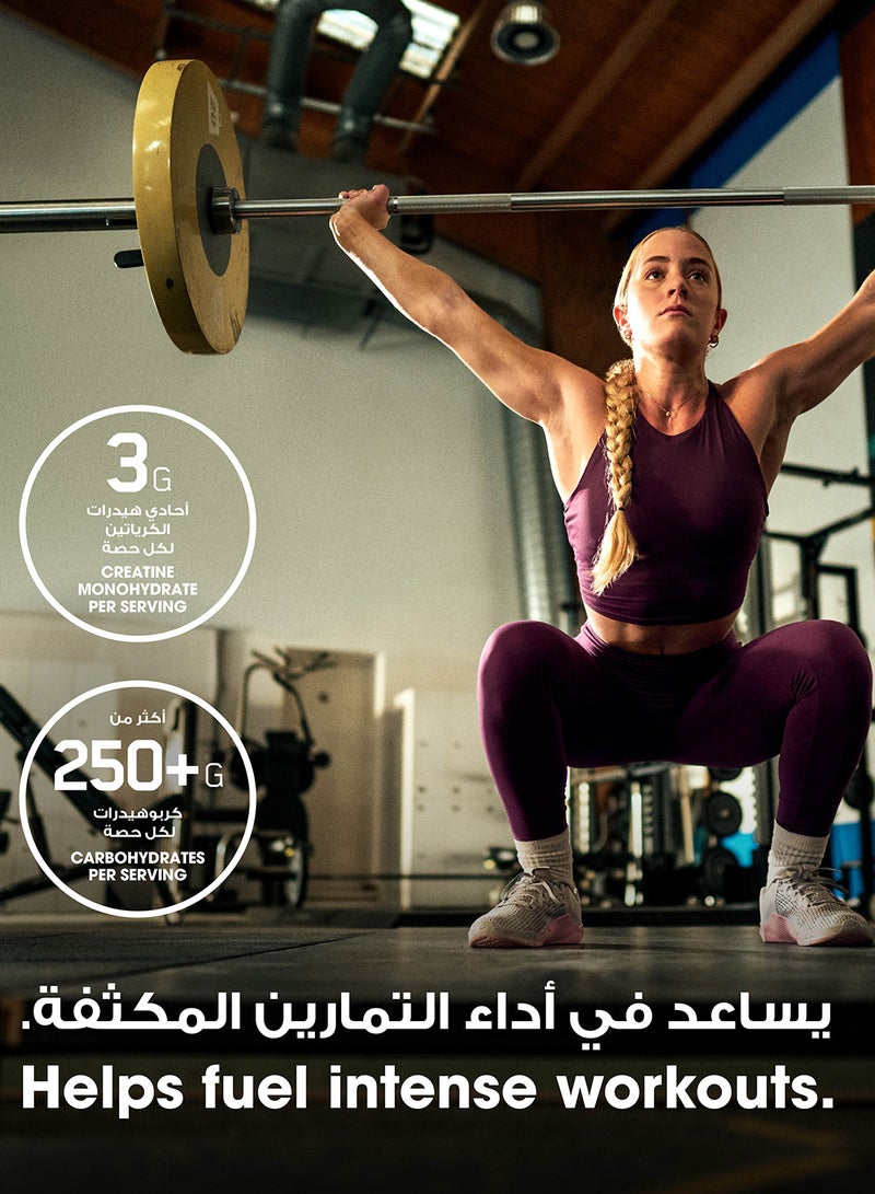 Serious Mass: مسحوق بروتين عالي البروتين لبناء العضلات وزيادة الوزن، 50 جرامًا من البروتين، فيتامين C، زنك - فانيليا، 12 رطلاً (5.44 كجم)