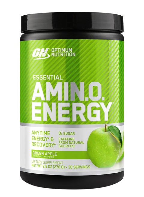 Essential Amino Energy Pre Work Out Green Apple 270g, 30 Servings