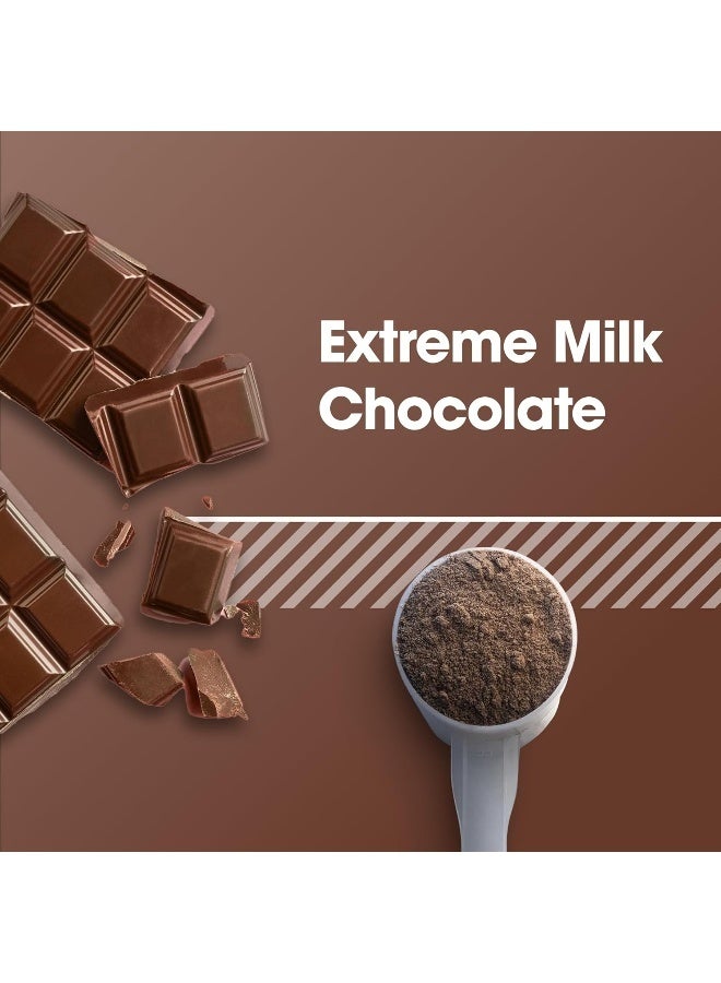 أوبتيموم نيوتريشن مسحوق بروتين مصل الحليب بنسبة 100% من Gold Standard معزول المصدر الأساسي، 24 جرامًا من البروتين لدعم العضلات واستعادتها - شوكولاتة الحليب الفائقة، 10 أرطال، 141 حصة (4.51 كجم) - Image 2