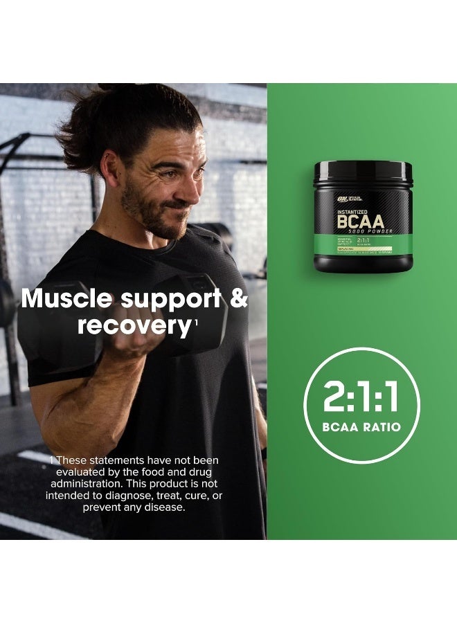 أوبتيموم نيوتريشن مسحوق BCAA فوري، بدون نكهة، مسحوق الأحماض الأمينية الأساسية المتفرعة السلسلة، 345 جرام، 60 حصة - Image 3