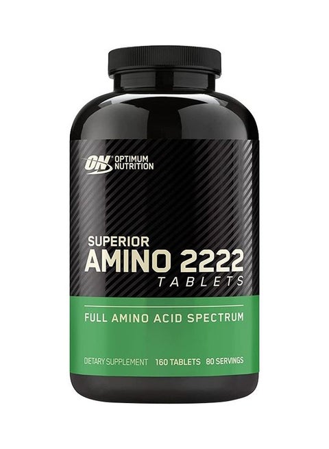 Superior Amino 2222 Tablets, Full Amino Acid Spectrum - 160 Tablets
