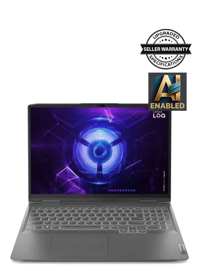 Lenovo - LOQ 16IRH8 Gaming (Upgraded Version) Laptop Intel Core i7-13620H 16GB DDR5 RAM 512GB SSD NVIDIA GeForce RTX 4050 6GB Graphics 16" WQXGA 165Hz IPS Display Windows11 Pro English Storm Grey - Image 1