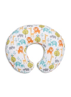Boppy Pillow With Cotton Slipcover 0-12M, Peacful Jungle