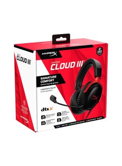 Cloud III Wired Gaming Headset, For PC / PS5 / PS4 / Xbox Series, Angled 53mm Drivers, Noise Cancelling, With LED Mic Mute Indicator, 10Hz-21kHz Frequency Response, Black/Red | 727A9AA - pnsku/N53418883A/45/_/1717167879/9e243af2-8a86-4670-b2f1-fcc9d8deb761