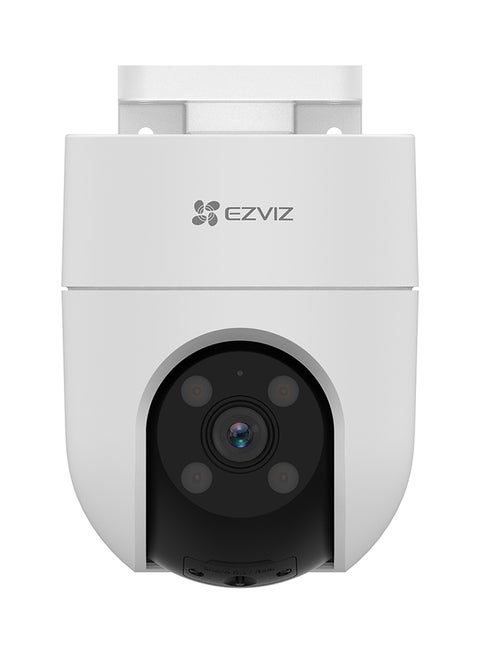 كاميرا مراقبة EZVIZ H8C ، كاميرا WiFi خارجية بدقة 4 ميجابكسل 2K + ، دفاع نشط ، كشف حركة البشر بالذكاء الاصطناعي ، تتبع تلقائي ، رؤية ليلية ملونة 360 درجة ، حديث ثنائي الاتجاه ، مانعة لتسرب الماء ، بطاقة SD سعة 512 جيجابايت وتخزين CloudPlay