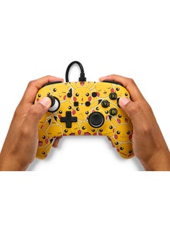 باور أيه وحدة التحكم السلكية المحسنة PowerA لجهاز Nintendo Switch - Pikachu Moods  - Image 2