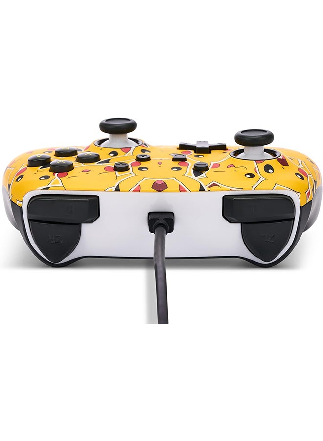 باور أيه - وحدة التحكم السلكية المحسنة PowerA لجهاز Nintendo Switch - Pikachu Moods - Image 1
