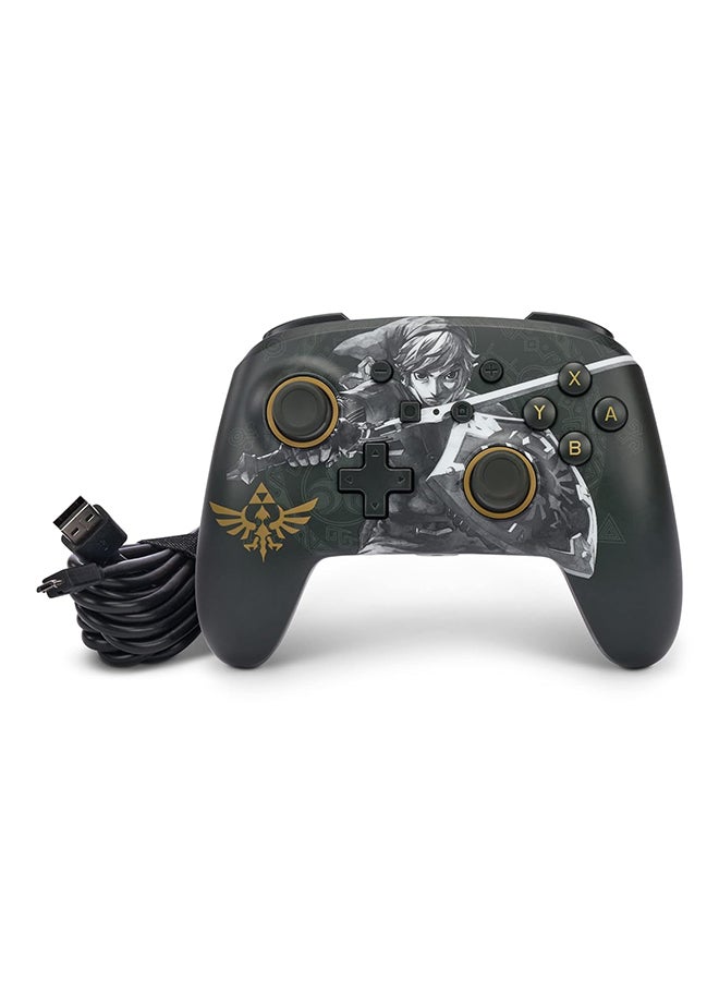 باور أيه - وحدة التحكم السلكية المحسنة PowerA لجهاز Nintendo Switch - رابط جاهز للمعركة - Image 1