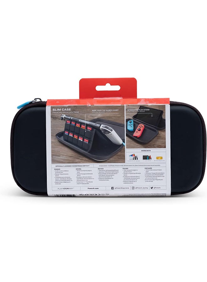 PowerA Slim Case for Nintendo Switch Family - Pikachu High Voltage - Image 2