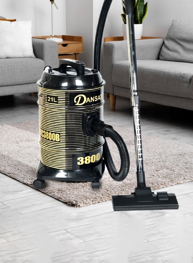 Vacuum Cleaner 21 L 1800 W DNVC-3800B Black/Gold - pnsku/N53418968A/45/_/1726041421/9c86bb48-1b5f-4323-864a-bd551ec875e7