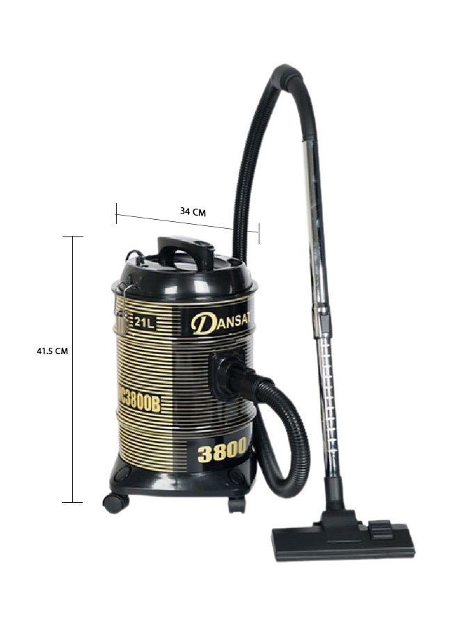 Vacuum Cleaner 21 L 1800 W DNVC-3800B Black/Gold - pnsku/N53418968A/45/_/1726041422/fd3fcfaa-777c-4acb-9fd4-de4306d73159