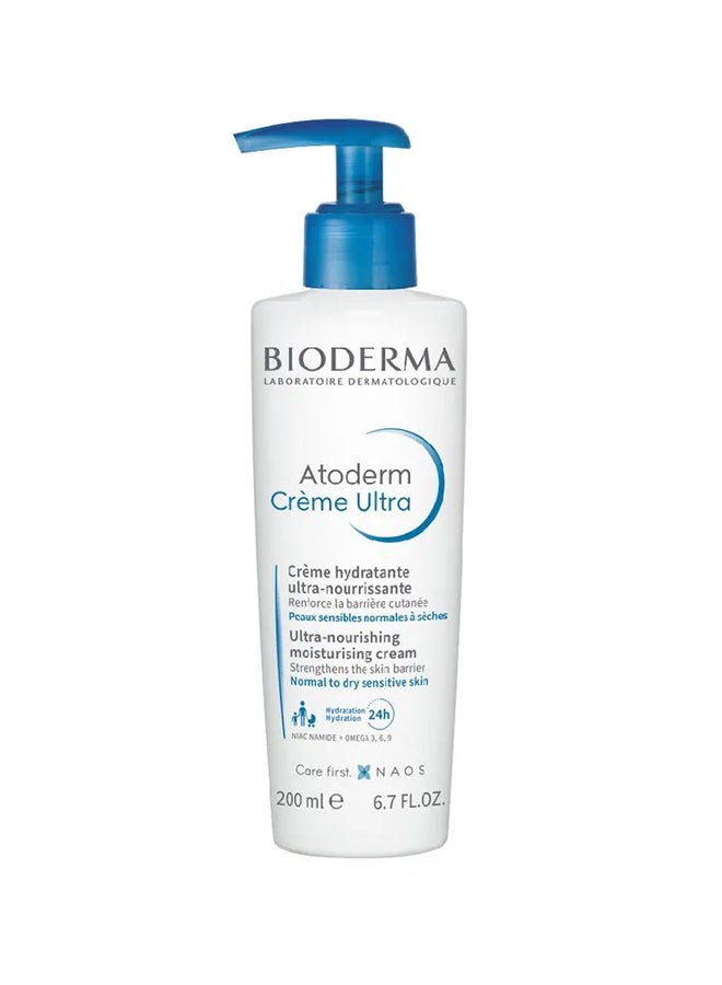 Bioderma Atoderm Ultra Nourishing Cream White 200ml - Image 1