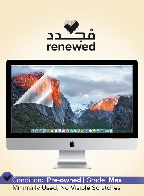 Renewed - iMac A1418 (2012) All-in-One With 21.5-Inch QHD Display, Core i5 Processor/Quad Core/8GB RAM/256GB SSD/macOS English Silver