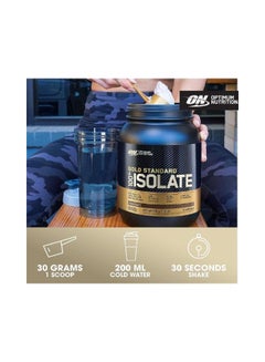 Optimum Nutrition Gold Standard 100% Isolate, 25 Grams of Protein, Hydrolyzed and Ultra-Filtered Whey Protein Isolate - Rich Vanilla, 1.58 lbs , 24 Servings (720 G)  - Image 3