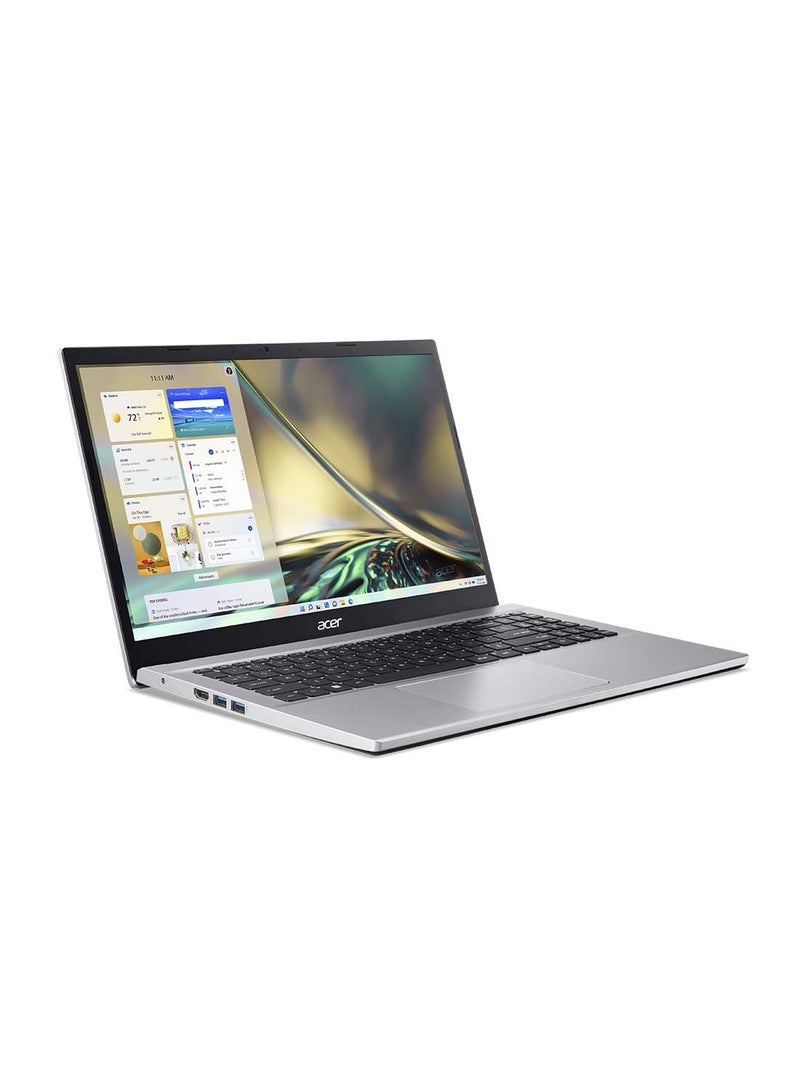 كمبيوتر محمول Aspire 3 A315 بشاشة مقاس 15.6 بوصة ومعالج Core i5-1135G7 وذاكرة وصول عشوائي DDR4 سعة 8 جيجابايت ووحدة تخزين SSD سعة 512 جيجابايت وبطاقة رسومات Intel Iris XE ونظام تشغيل Windows 11 - pnsku/N53419341A/45/_/1709705989/533a91ae-39cf-4ad0-a19b-d0df91c11c53