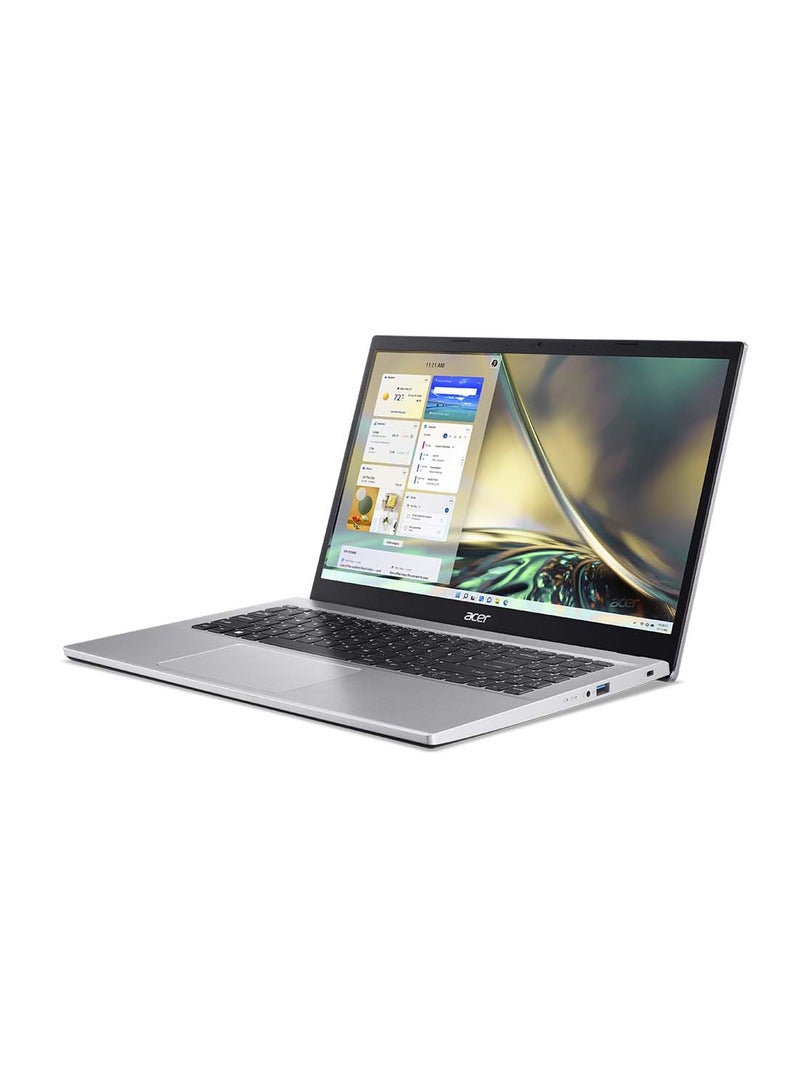 كمبيوتر محمول Aspire 3 A315 بشاشة مقاس 15.6 بوصة ومعالج Core i5-1135G7 وذاكرة وصول عشوائي DDR4 سعة 8 جيجابايت ووحدة تخزين SSD سعة 512 جيجابايت وبطاقة رسومات Intel Iris XE ونظام تشغيل Windows 11 - pnsku/N53419341A/45/_/1709705991/c6786cf9-5245-497b-87ec-fda24e17da03