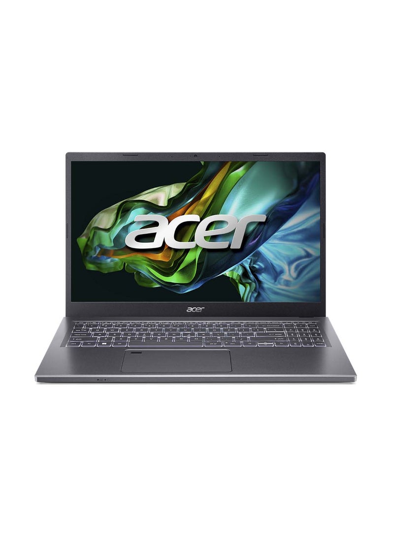 Acer Aspire 5 A515 Notebook With 15.6-Inch Display, Core i5-1335U Processor/8GB DDR4 RAM/512GB SSD Storage/4GB Nvidia RTX2050 Graphics/Windows 11 Home English/Arabic Steel Grey  - Image 1