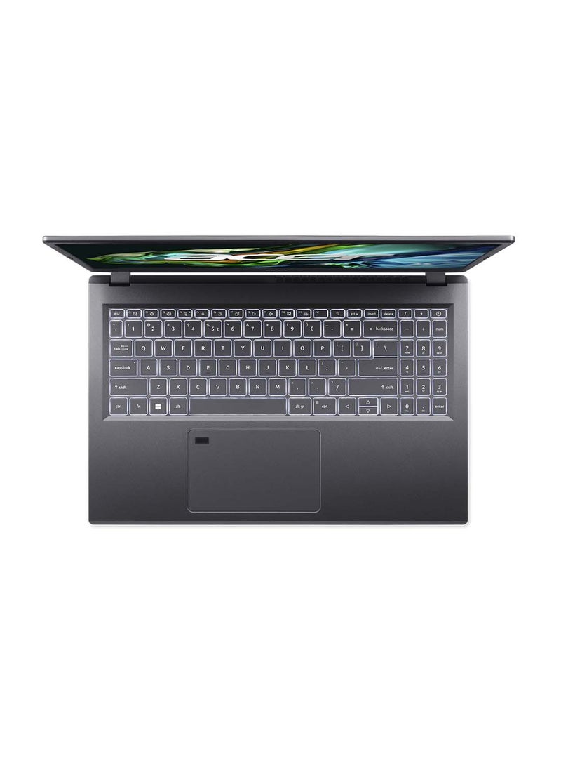 Acer Aspire 5 A515 Notebook With 15.6-Inch Display, Core i5-1335U Processor/8GB DDR4 RAM/512GB SSD Storage/4GB Nvidia RTX2050 Graphics/Windows 11 Home English/Arabic Steel Grey  - Image 2