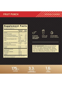 Optimum Nutrition Gold Standard PreWorkout Fruit Punch 300 Grams, 30 Servings  - Image 4
