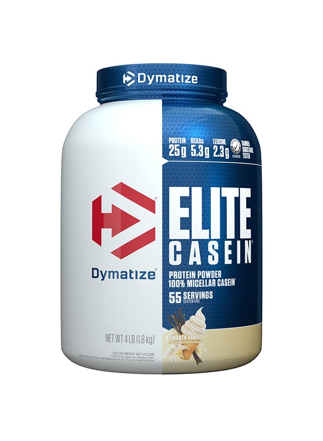 ELITE CASEIN SMOOTH VANILLA 4LB - pnsku/N53419398A/45/_/1723115817/38573897-e7fb-404a-b67f-7384251fd06d