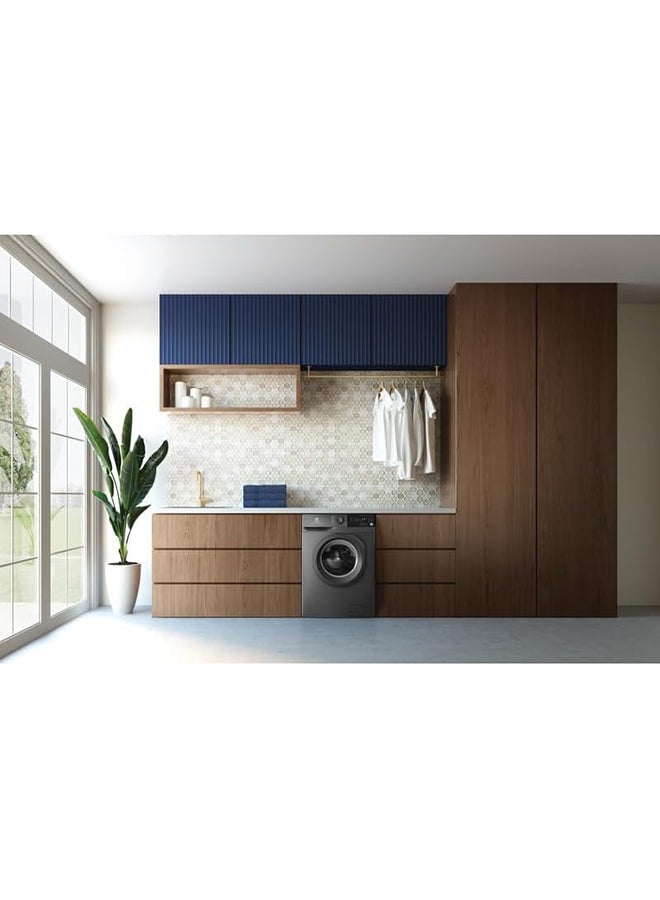 Electrolux Premium Washer Dryer 7/5 KG with 12 Programs, Eco-Inverter Fully Automatic Front Load Washing & Drying Combo Machine, High Energy Efficient, Hygienic Care/SensiCare/Delay Start 7 kg EWW7024M3SB Onyx Dark Silver - Image 5