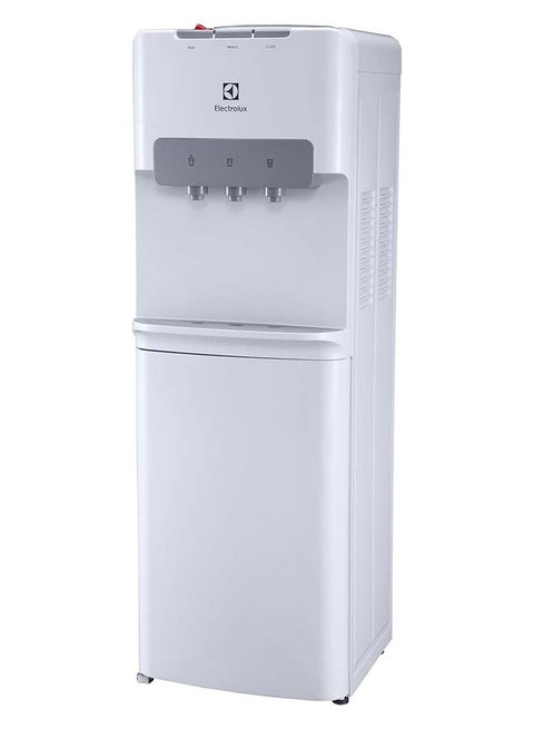 Water Dispenser, Top Loading, 3-Taps Equipped With Hot Cold And Ambient Temperature, Floor Standing, LED Indicator, Child Safety Lock For Faucet, Best Home, Office And Pantry EQAXF1SXWG White