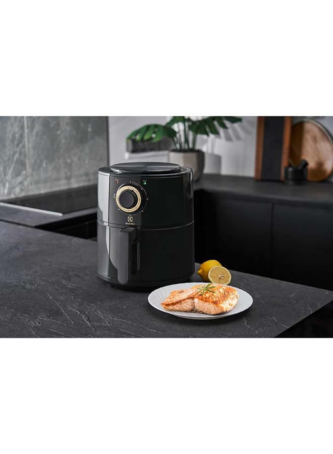 Electrolux - 3L Compact Air Fryer With Timer And Temperature Control For Frying Without Oil, Roasting, Grilling And Baking, Rapid Hot Air Technology, Dishwasher Safe Detachable Basket For Easy Cleaning 3 L 1350 W E6AF1-220K Pebble Grey - Image 1