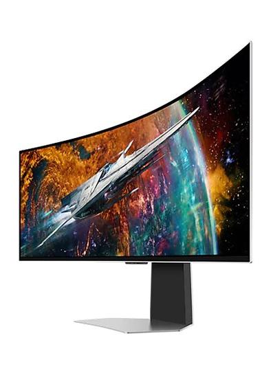 Samsung 49" Inch Odyssey OLED UltraWide 240Hz 0.03ms Gaming Monitor, Gaming Hub, Tizen, 1800R, FreeSync Premium Pro, Adaptive-Sync, Remote Access, Bixby, Game Bar 2.0 & Adaptive Sound Pro (5W x 2ch) G9 G95SC Silver - Image 5