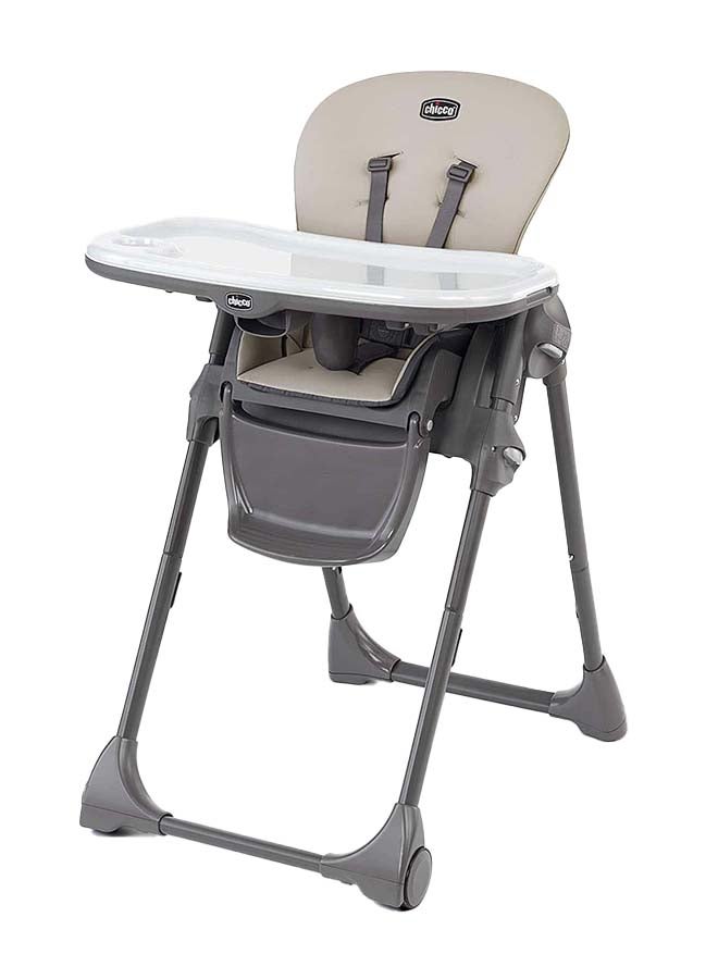 Chicco Polly Highchair 6M-3Y, Taupe  - Image 1