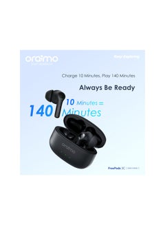 FreePods 3C ENC Calling Noise Cancellation , powerful bass 4 mics , Long Playtime True Wireless Earbuds IPX5-Water Resistant, Via App Black - pnsku/N53419901A/45/_/1696317577/9ade8128-1243-4cbf-b3b7-4ddd2657609d