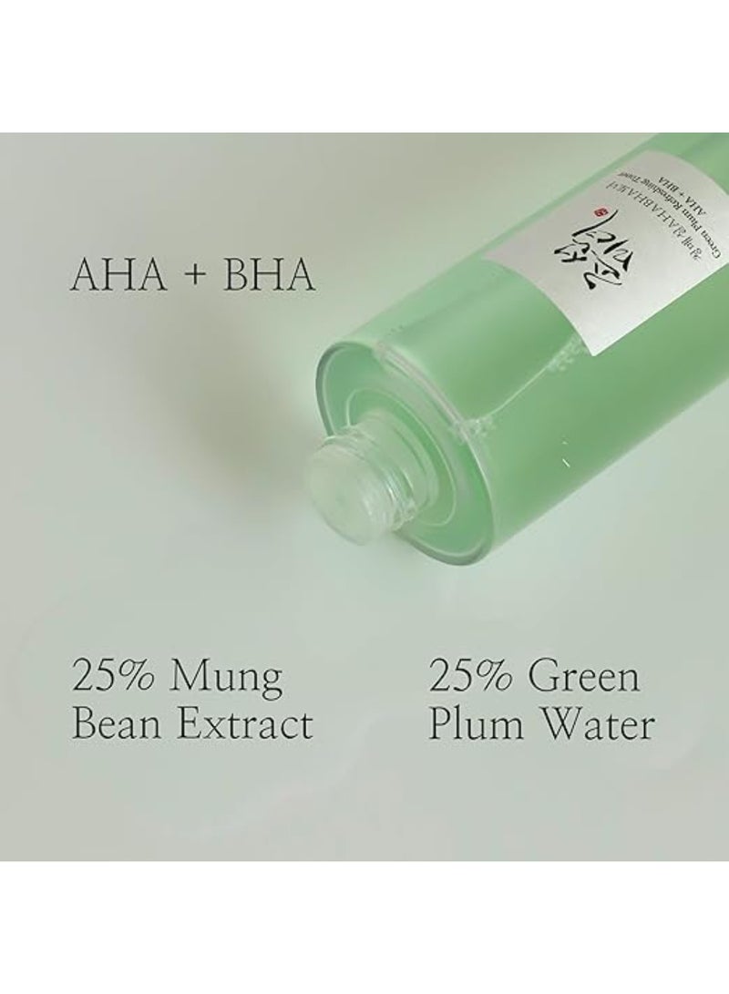 بيوتي أوف جوسون تونر منعش بالبرقوق الأخضر AHA+BHA  - Image 3