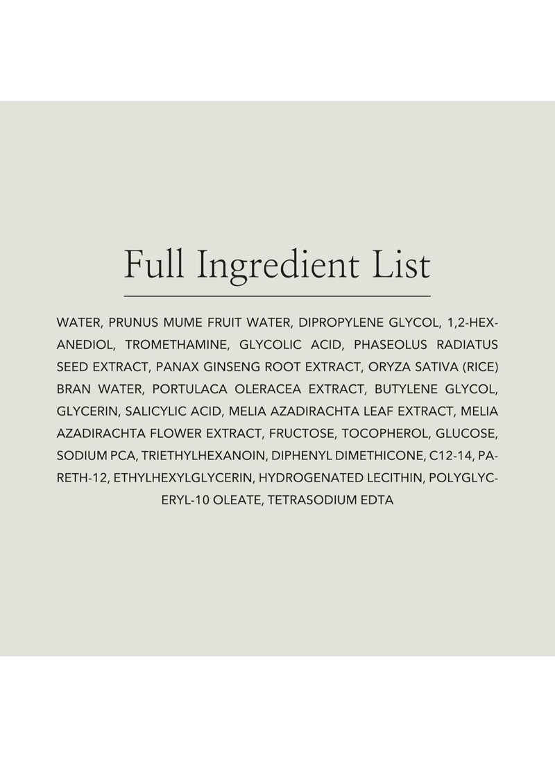 Green Plum AHA BHA Toner Refreshing Facial Essence Moisturizer Mild Exfoliating Salicylic Acid for All Skin Types, Korean Skin Care for Men Women 150ml 5.27 fl.oz 150ml