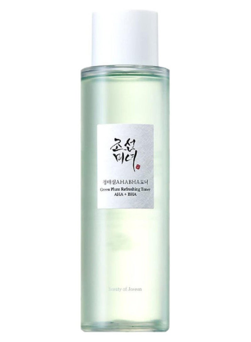Beauty of Joseon Green Plum AHA BHA Toner Refreshing Facial Essence Moisturizer Mild Exfoliating Salicylic Acid for All Skin Types, Korean Skin Care for Men Women 150ml 5.27 fl.oz 150ml - Image 1