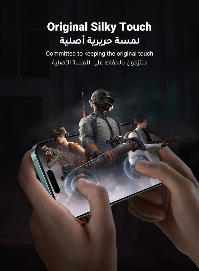 Ugreen - iPhone 16 15 Privacy Screen Protector. Easy Installation With Alignment Frame. Anti-Drop And Anti-scratch. Case Friendly, 28°Anti-Spy Anti-Fingerprint, Bubble Free Anti-Spy Protector Grey - Image 1