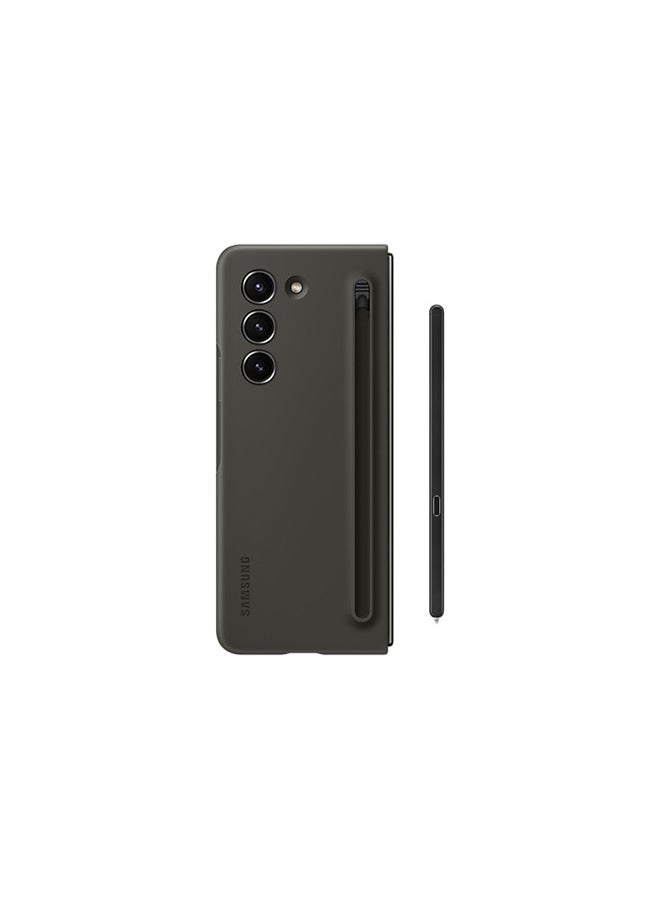 Samsung Galaxy Z Fold 5 Starter Package Slim Case With Pen And Travel Adapter Clear/Black - Image 3