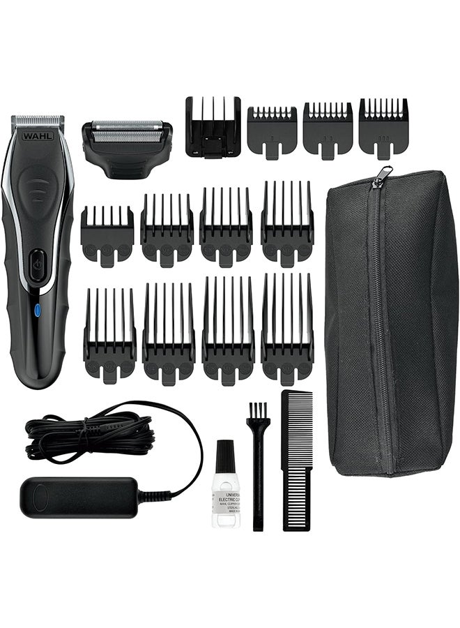 WAHL WAHL Aqua Groom 10-in-1 Multigroomer for Men | Showerproof Rechargeable Trimmer with Advanced Lithium Power | Self-Sharpening Precision Blades | 17 Cutting Lengths (9899-027) Black  - Image 1